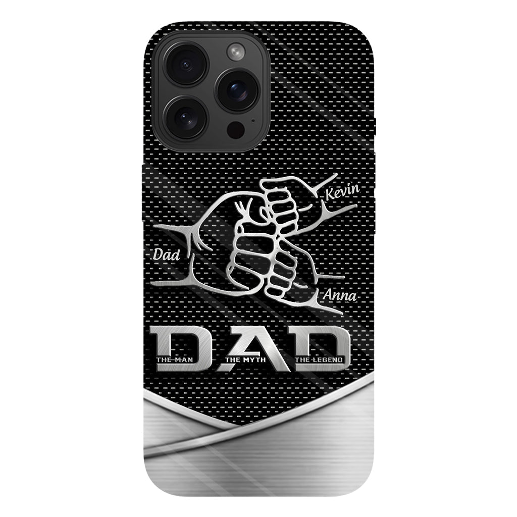 Dad The Man The Myth The Legend First Bump - Personalized Father Full Print Phone Case