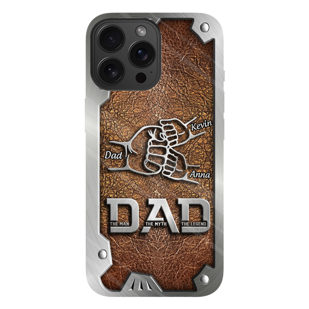 Dad The Man The Myth The Legend First Bump - Personalized Father Full Print Phone Case