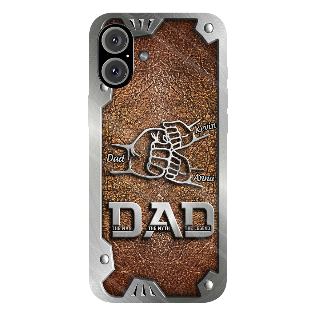 Dad The Man The Myth The Legend First Bump - Personalized Father Full Print Phone Case