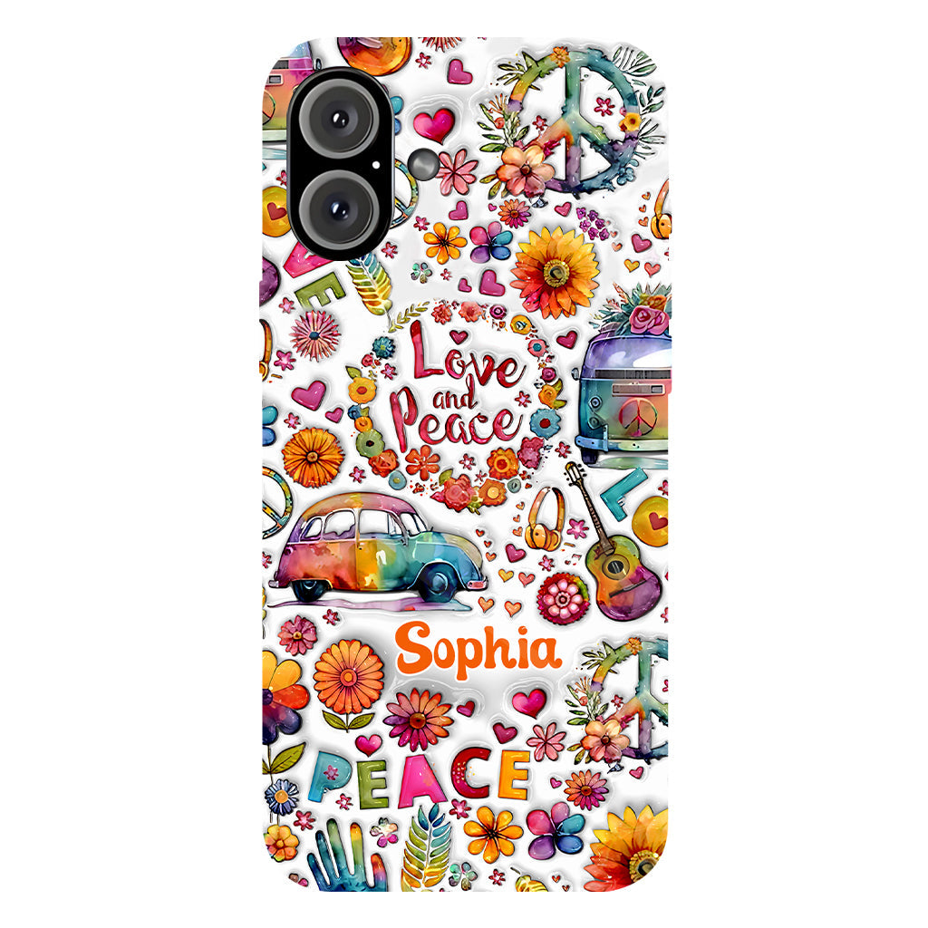 Hippie Soul - Personalized Hippie Full Print Phone Case