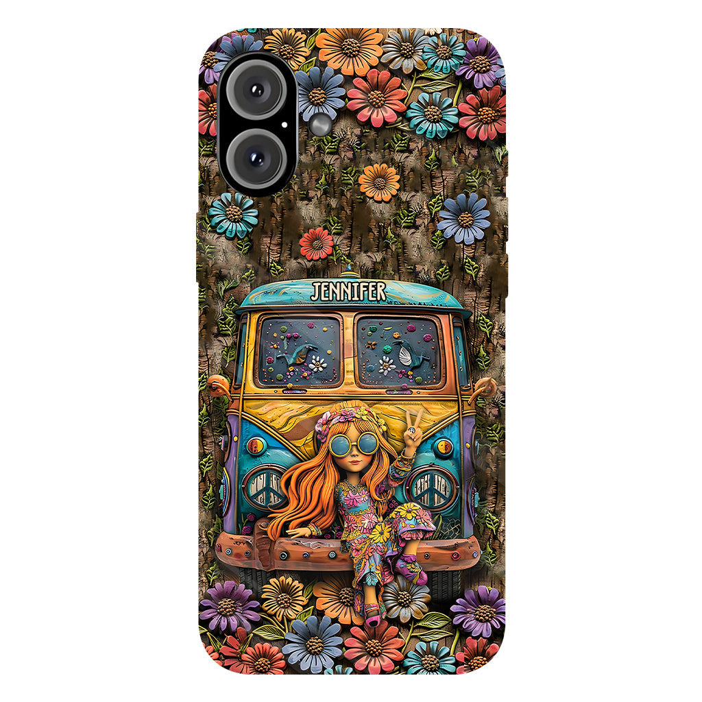 Cute Caravan - Personalized Hippie Full Print Phone Case