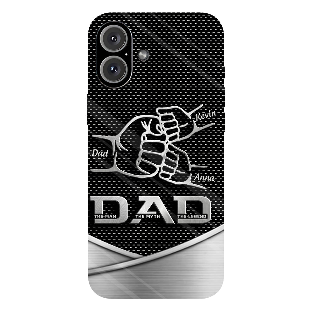 Dad The Man The Myth The Legend First Bump - Personalized Father Full Print Phone Case