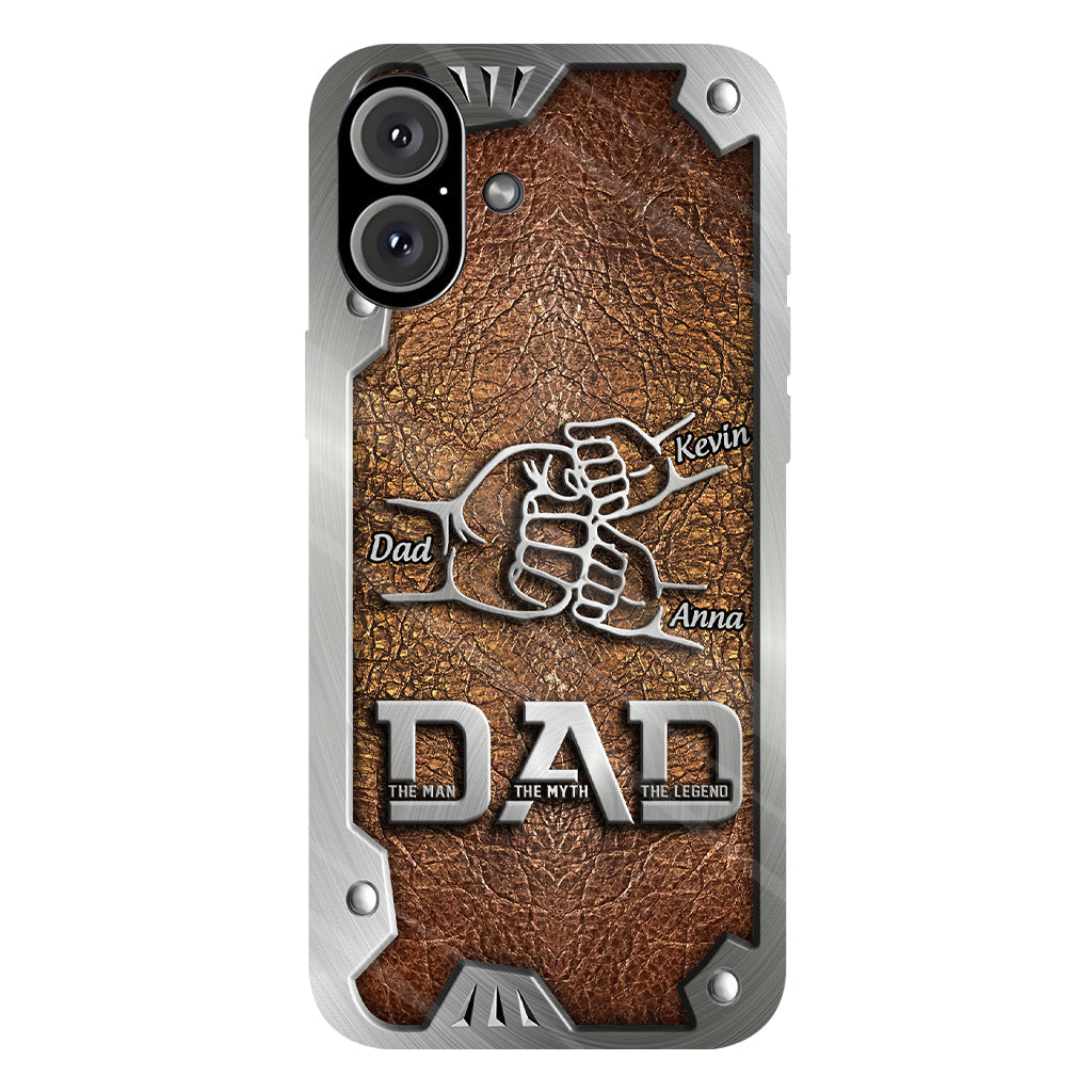 Dad The Man The Myth The Legend First Bump - Personalized Father Full Print Phone Case