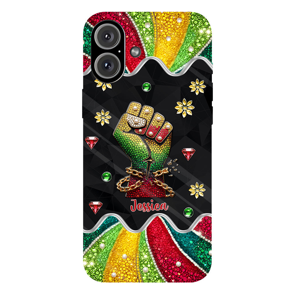 They Not Like Us - Personalized Juneteenth Full Print Phone Case & Phone Grip