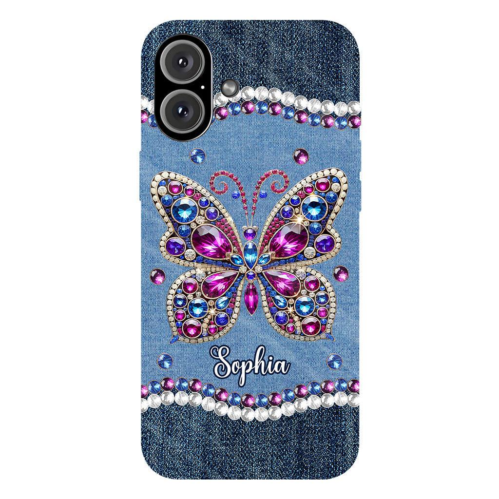 Beautiful Butterly - Personalized Butterfly Full Print Phone Case