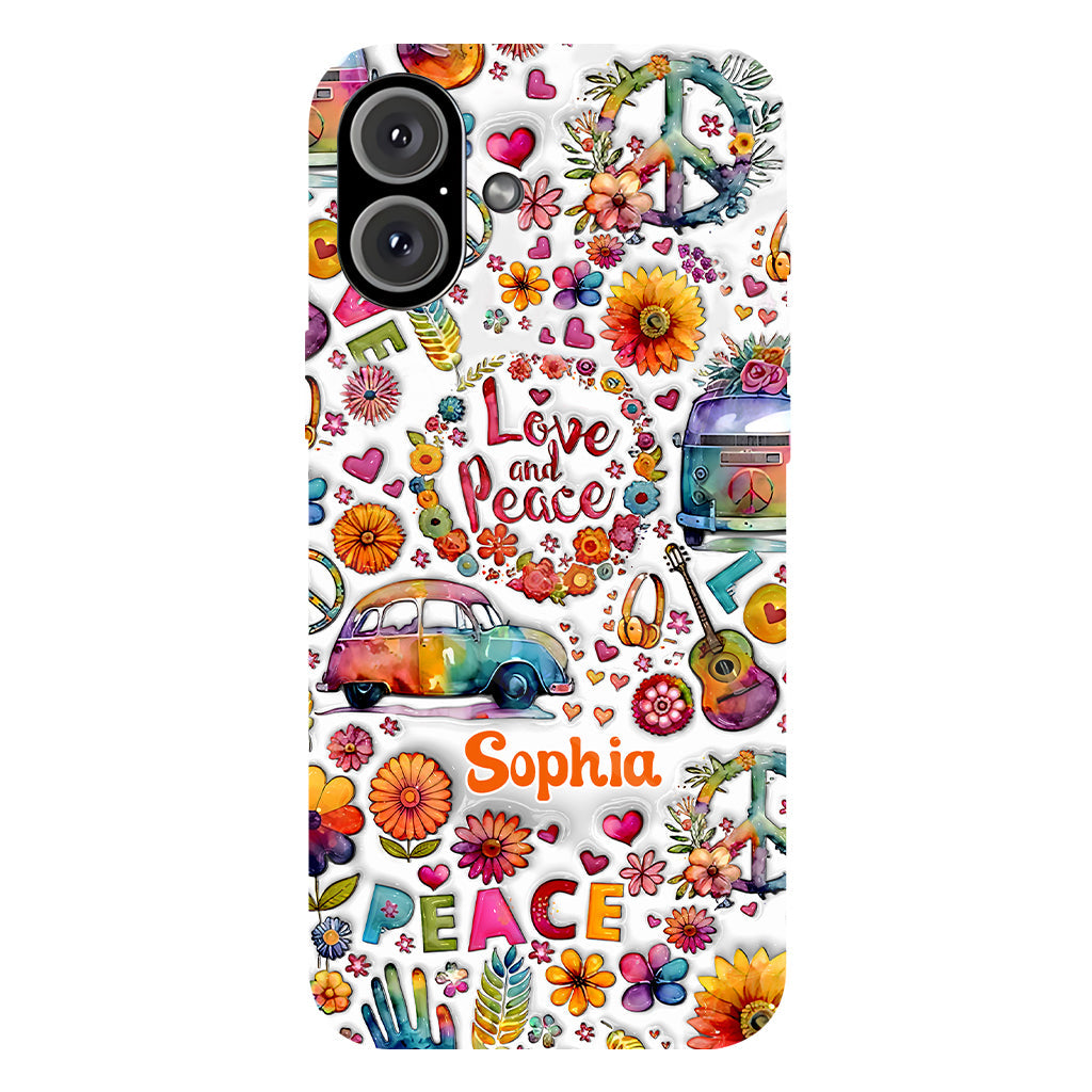 Hippie Soul - Personalized Hippie Full Print Phone Case