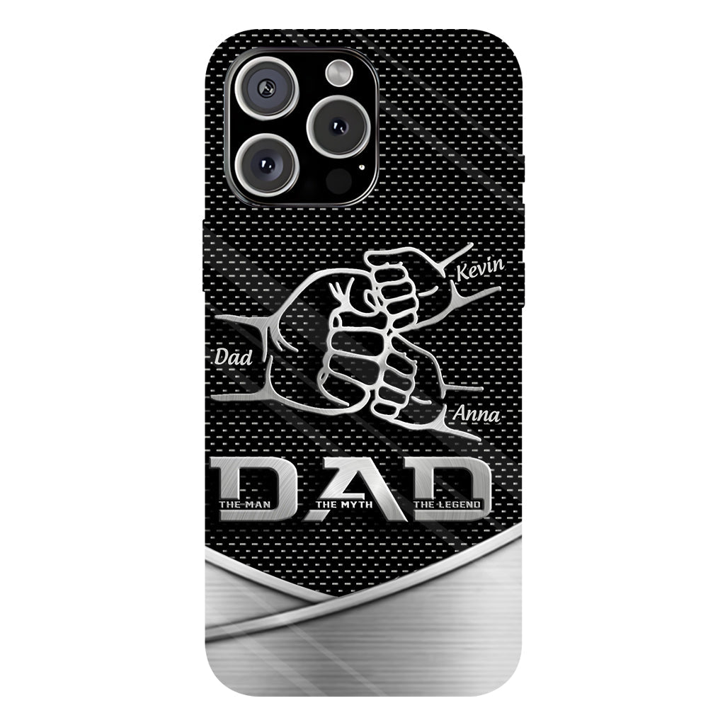 Dad The Man The Myth The Legend First Bump - Personalized Father Full Print Phone Case