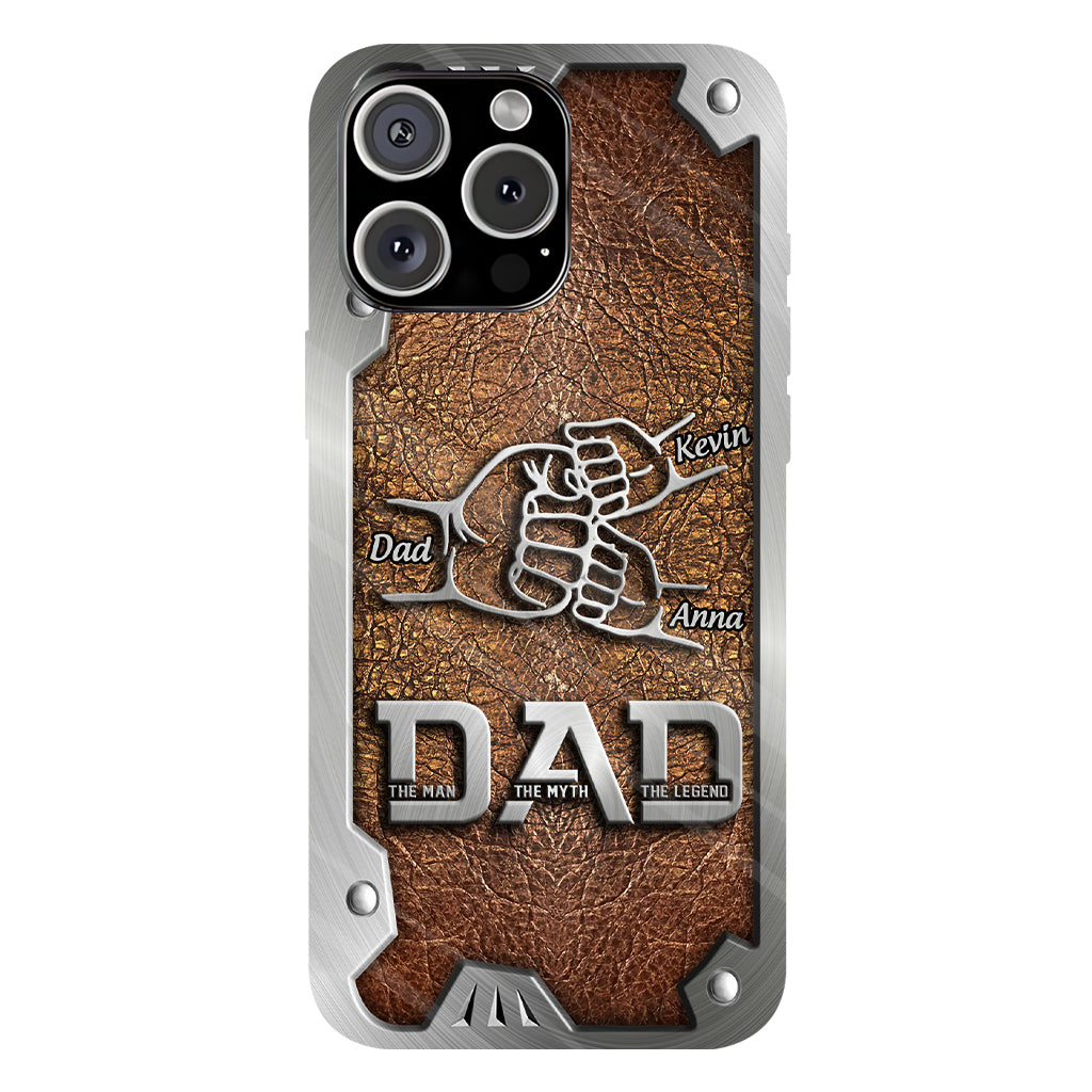Dad The Man The Myth The Legend First Bump - Personalized Father Full Print Phone Case