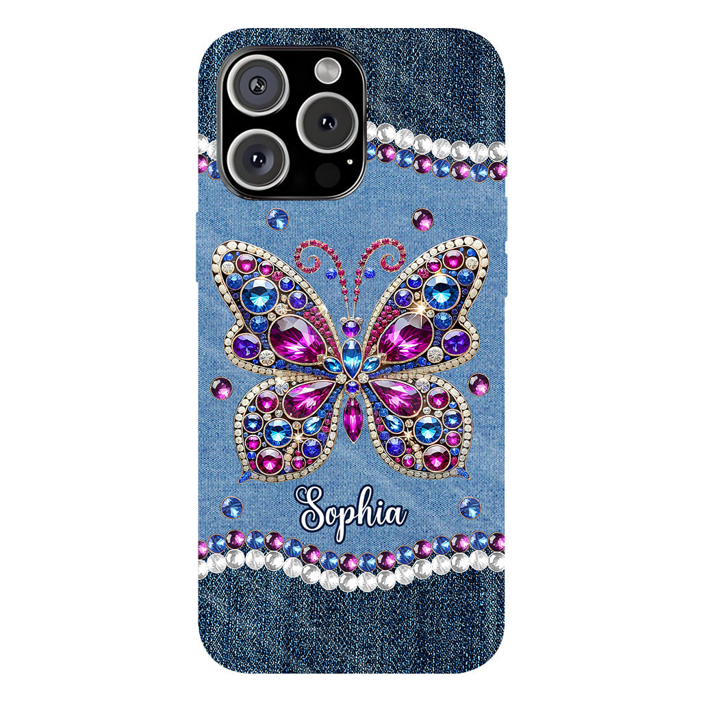 Beautiful Butterly - Personalized Butterfly Full Print Phone Case
