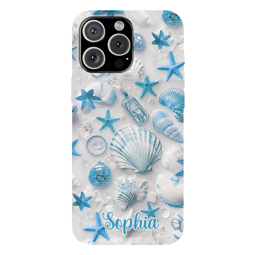 Beach Lovin' Girl - Personalized Sea Lover Full Print Phone Case