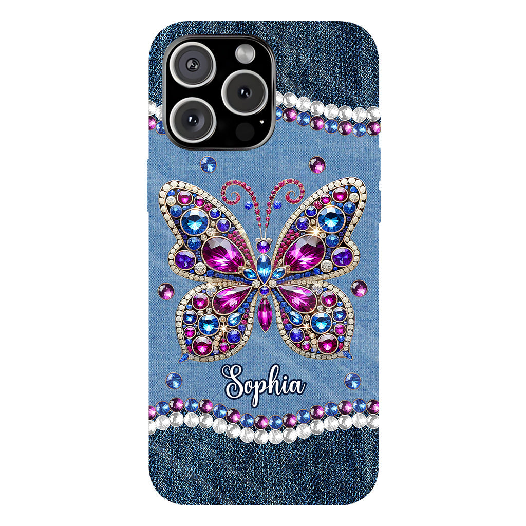 Beautiful Butterly - Personalized Butterfly Full Print Phone Case