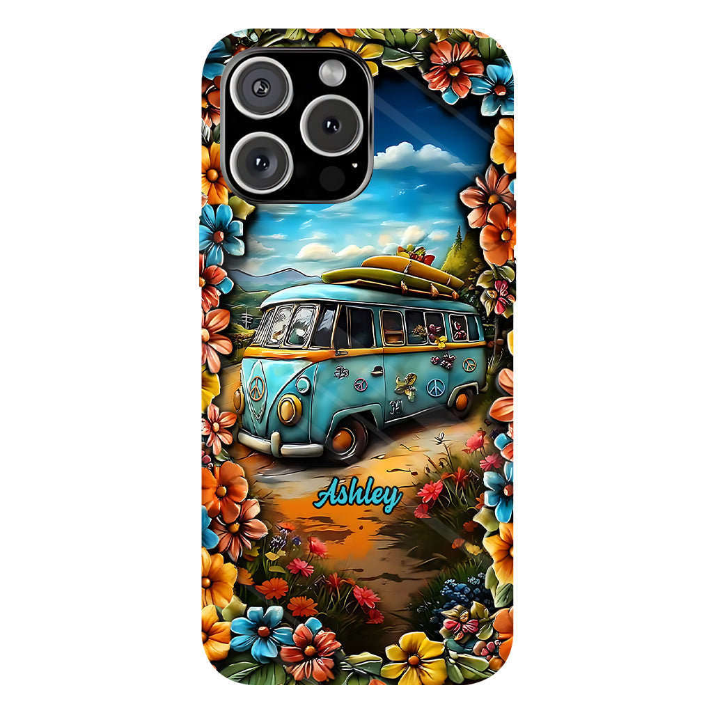 Hippie Van - Personalized Hippie Full Print Phone Case