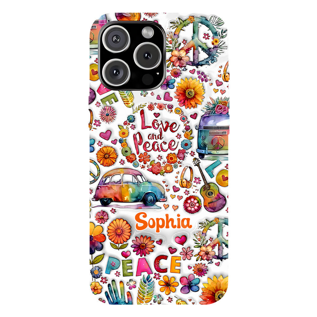 Hippie Soul - Personalized Hippie Full Print Phone Case