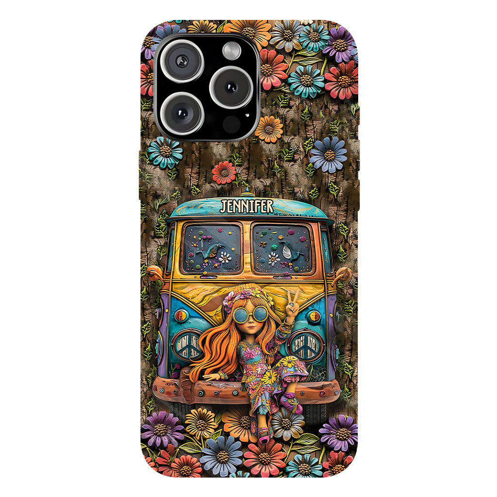 Cute Caravan - Personalized Hippie Full Print Phone Case