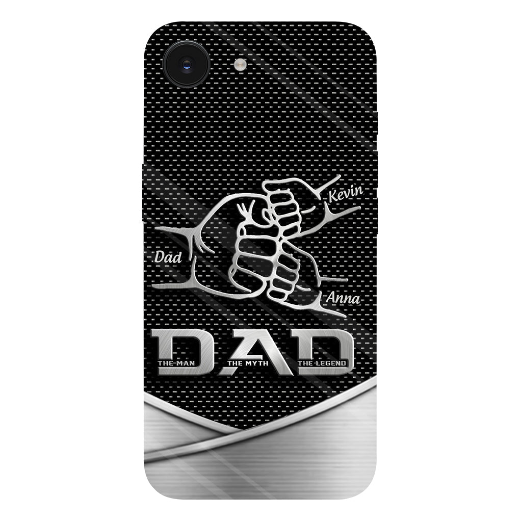 Dad The Man The Myth The Legend First Bump - Personalized Father Full Print Phone Case