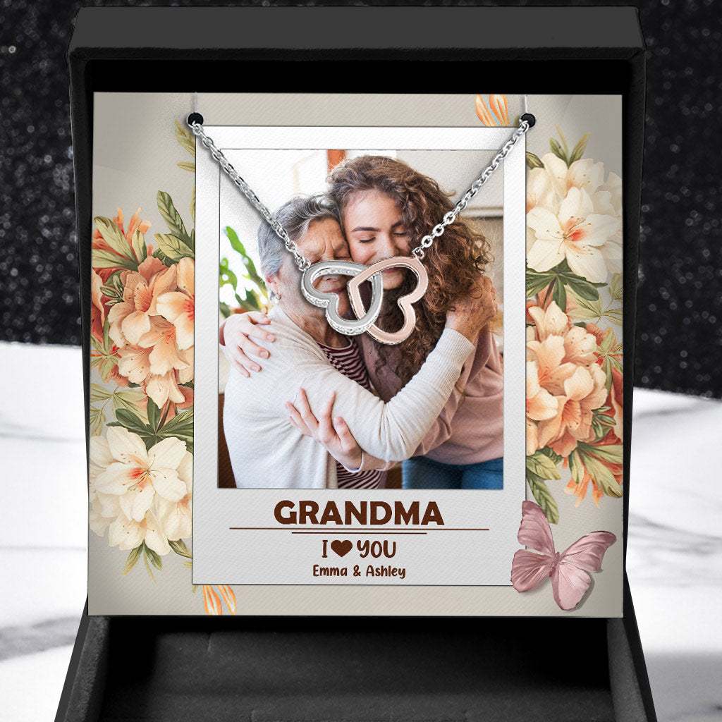 Grandma I Love You - Gift for grandma, mom, aunt, sister, wife, girlfriend - Personalized Necklace