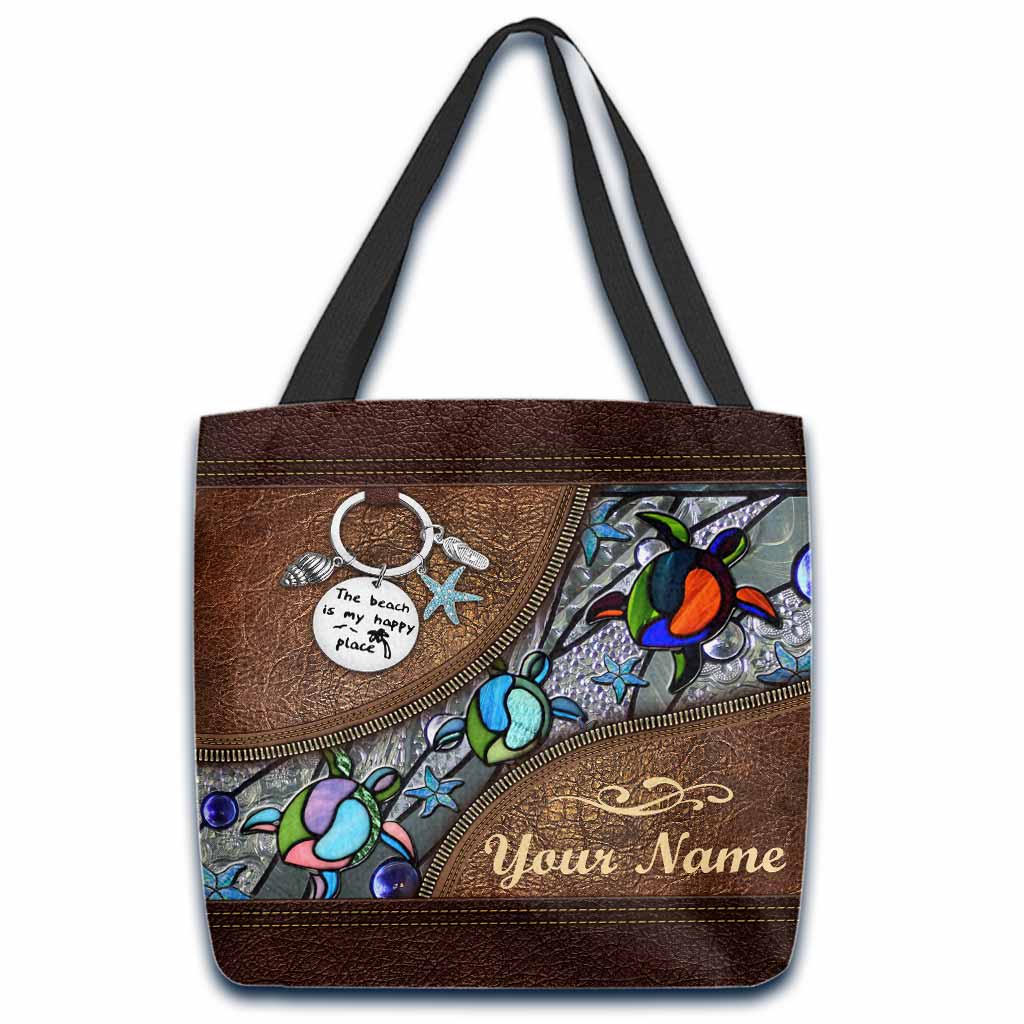Sea Waves - Sea Lover Personalized Tote Bag