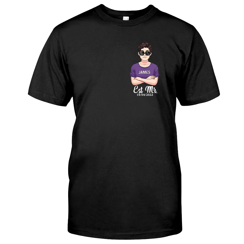 Mr And Mrs - Personalized Couple T-shirt and Hoodie