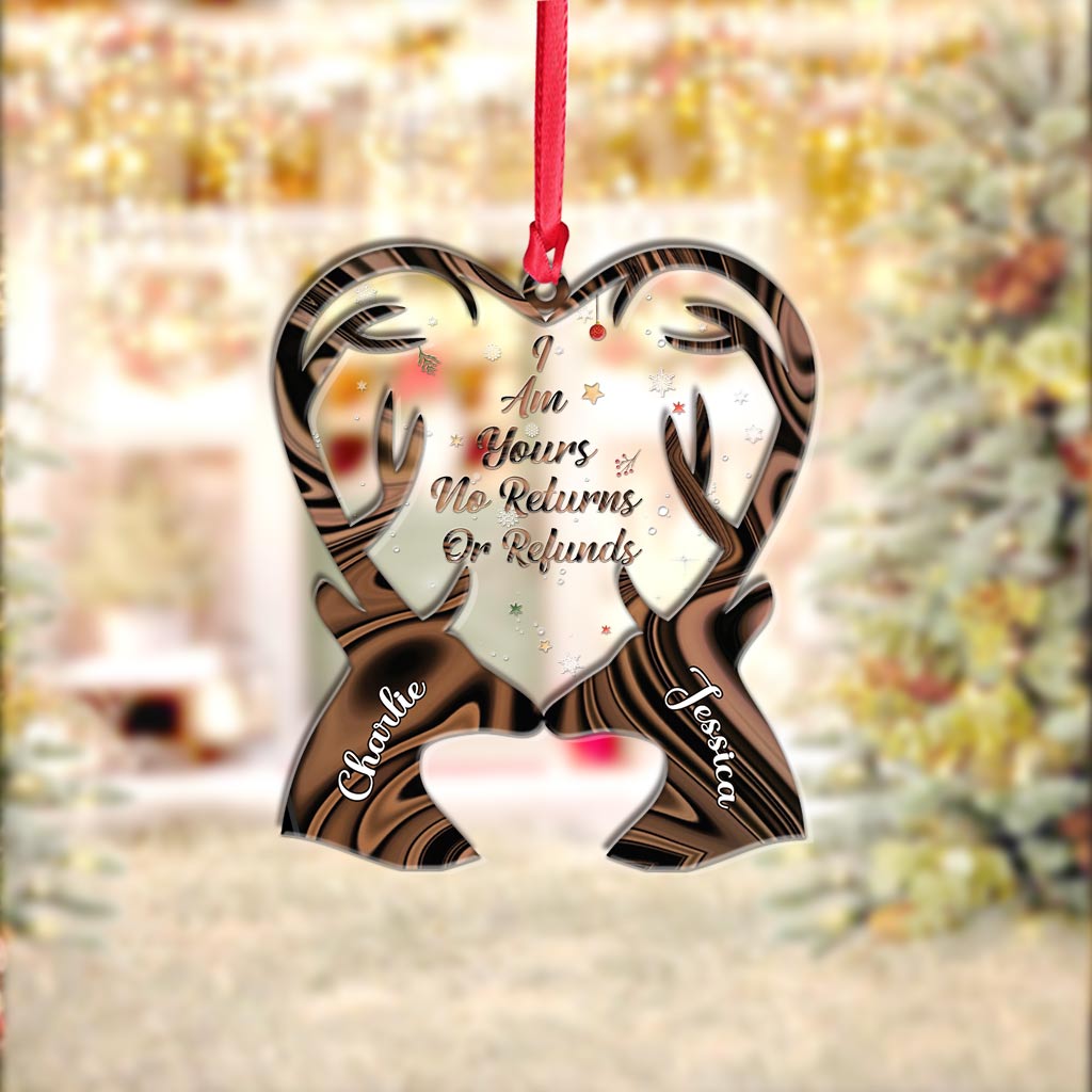 I'm Yours - Personalized Christmas Hunting Layers Mix Ornament