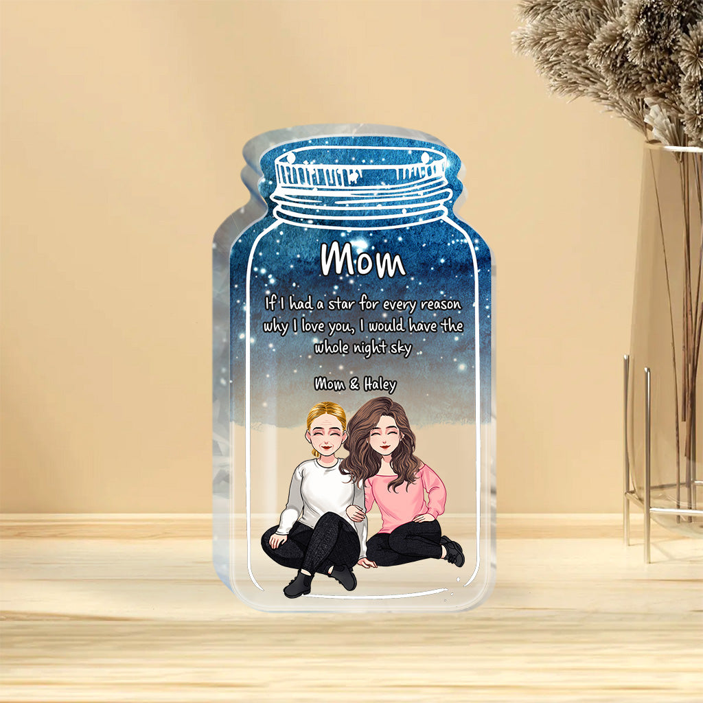 If I Had A Star - Personalized Mother's Day Mother Custom Shaped Acrylic Plaque