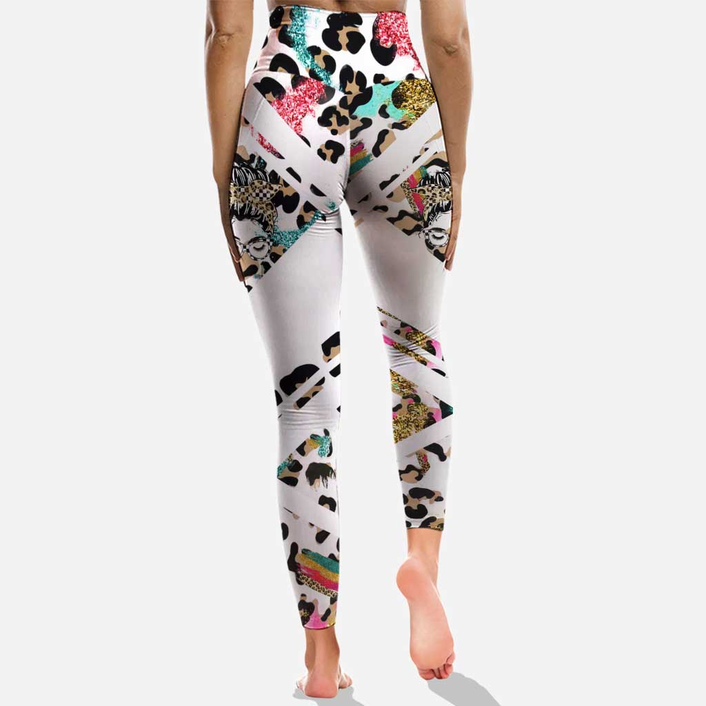Glitter And Dirt Master Of Both - Personalized Racing Hoodie and Leggings