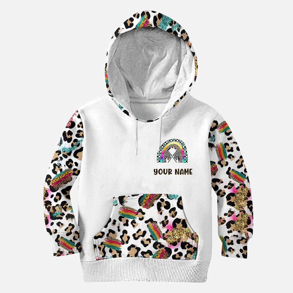 Glitter And Dirt Master Of Both - Personalized Racing Hoodie and Leggings