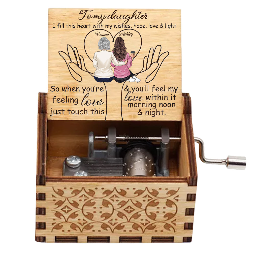 To My Mom - Personalized Mother's Day Mother Hand Crank Music Box