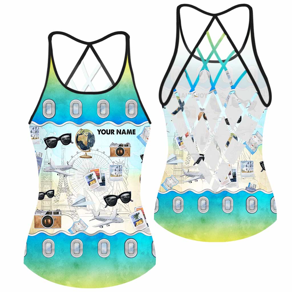 Airplane Mode - Personalized Travelling Cross Tank Top