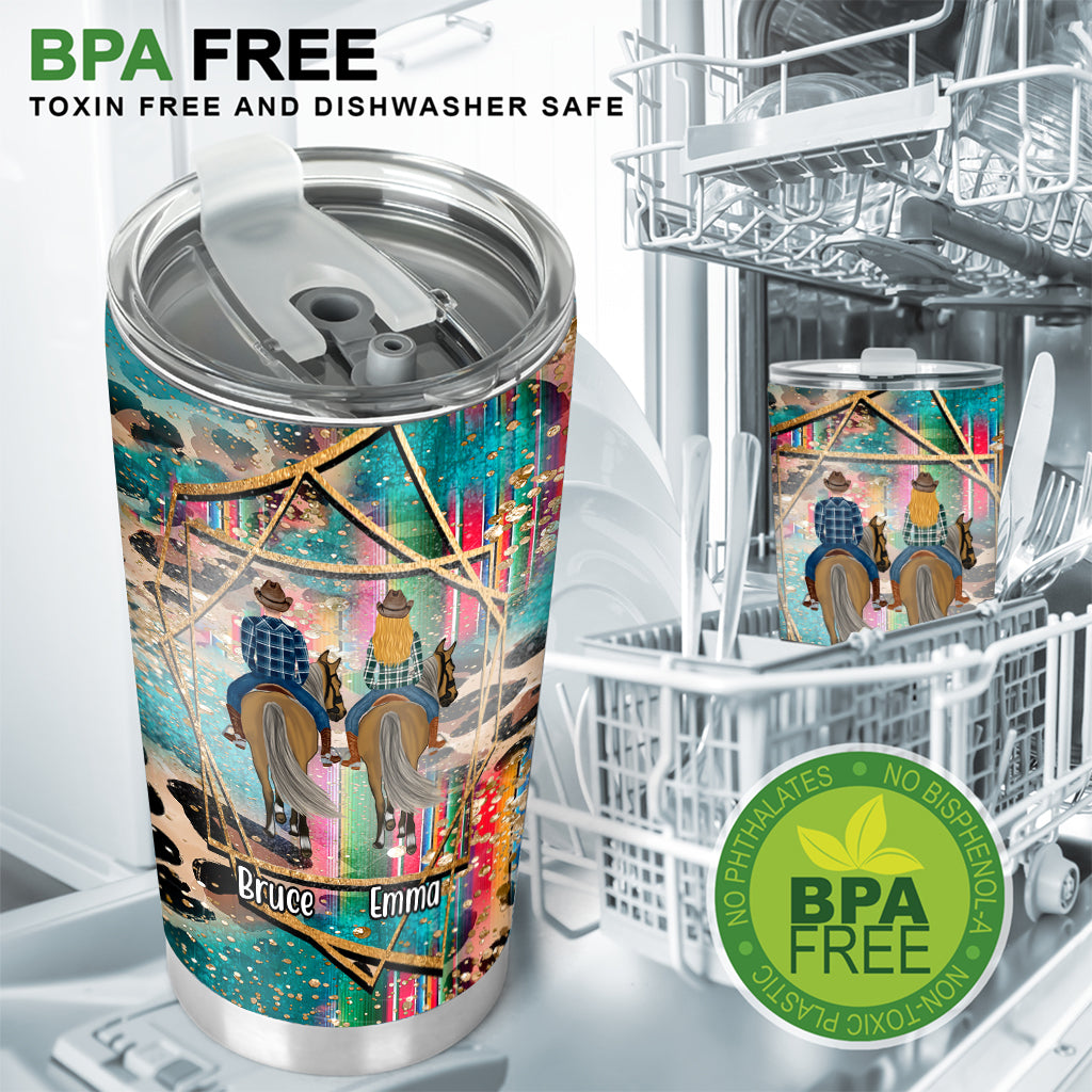 Riding Partner For Life - Personalized Horse Tumbler