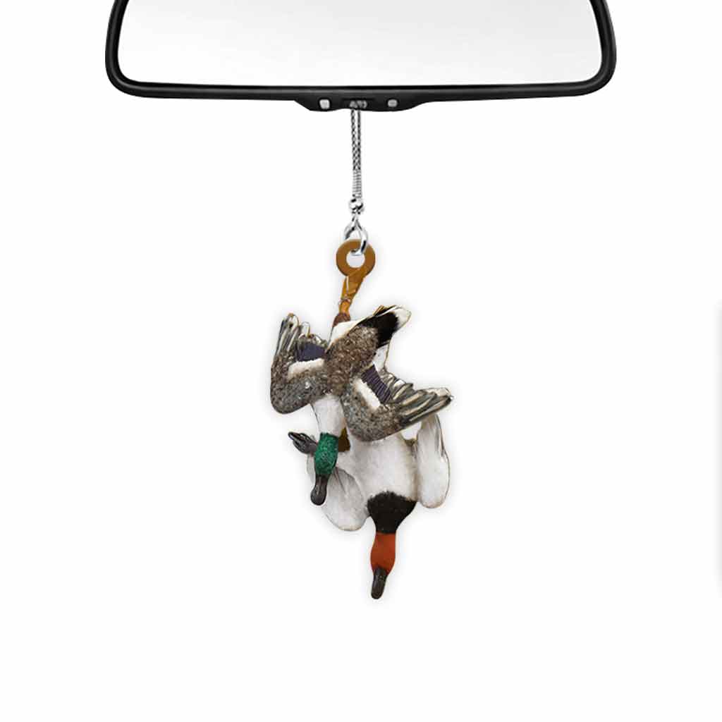Décoration de voiture « Chasse aux canards » (Imprimée des deux côtés)