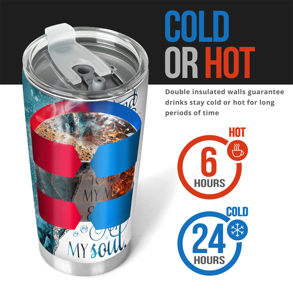 To The Ocean - Personalized Turtle Tumbler