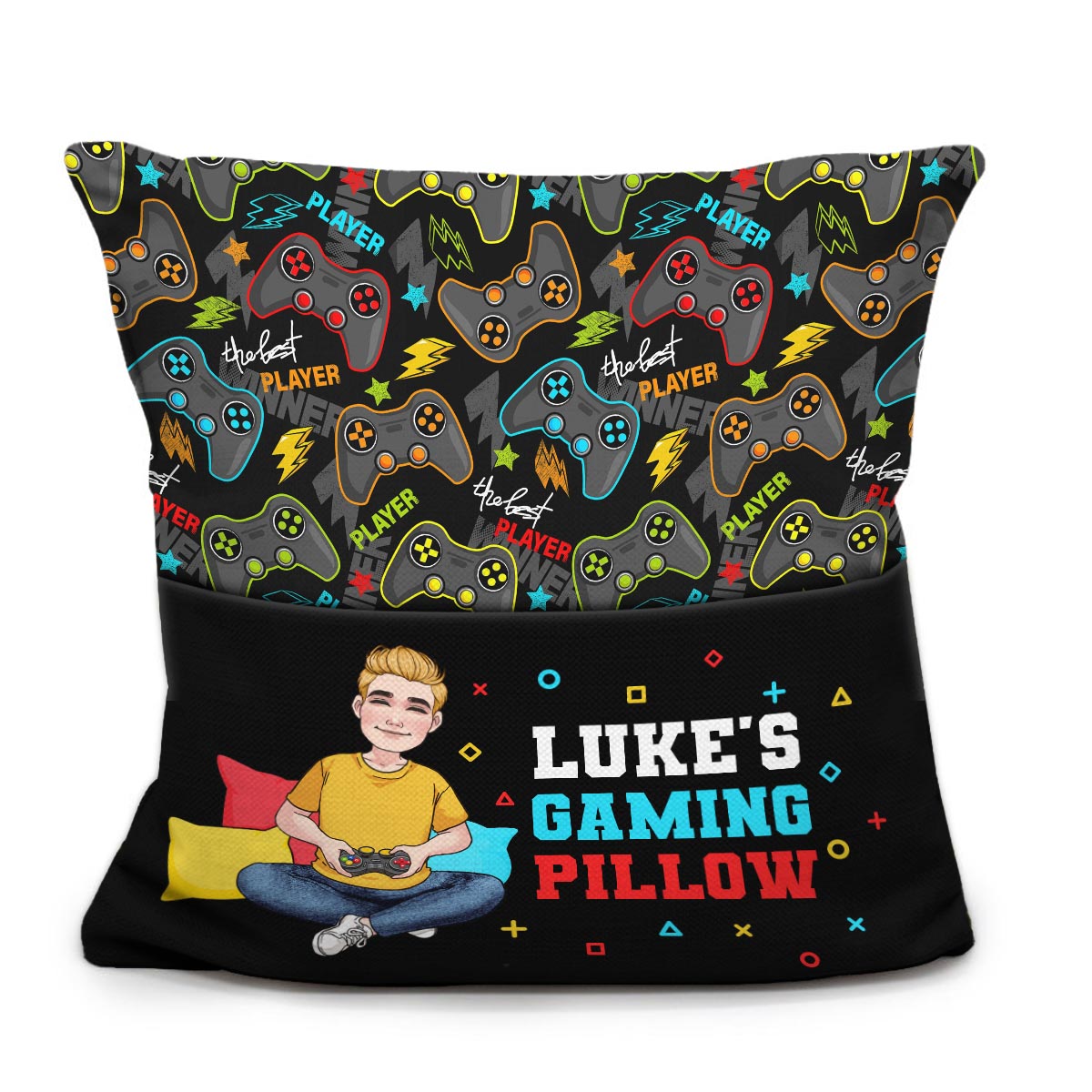 My Gaming Pillow - Personalized Video Game Pocket Pillow