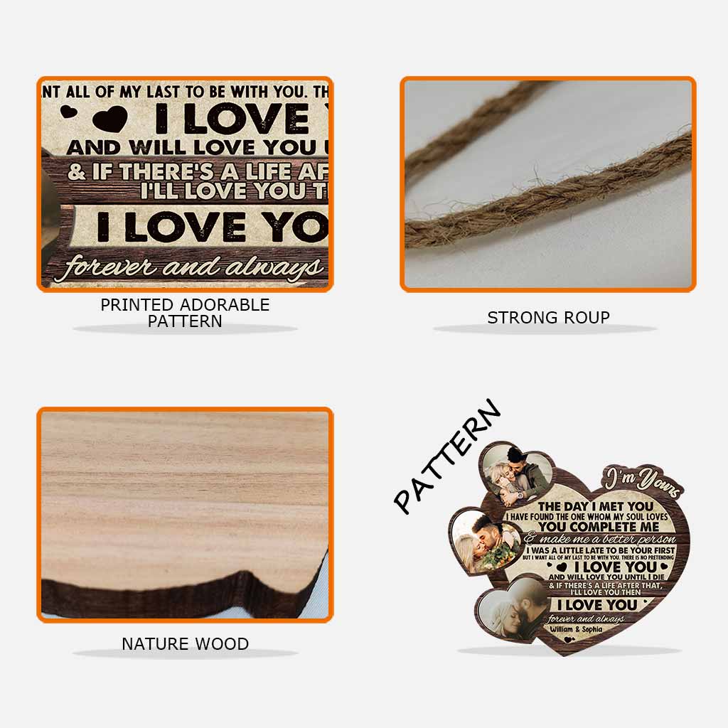 I'm Yours - Personalized Couple Wood Sign