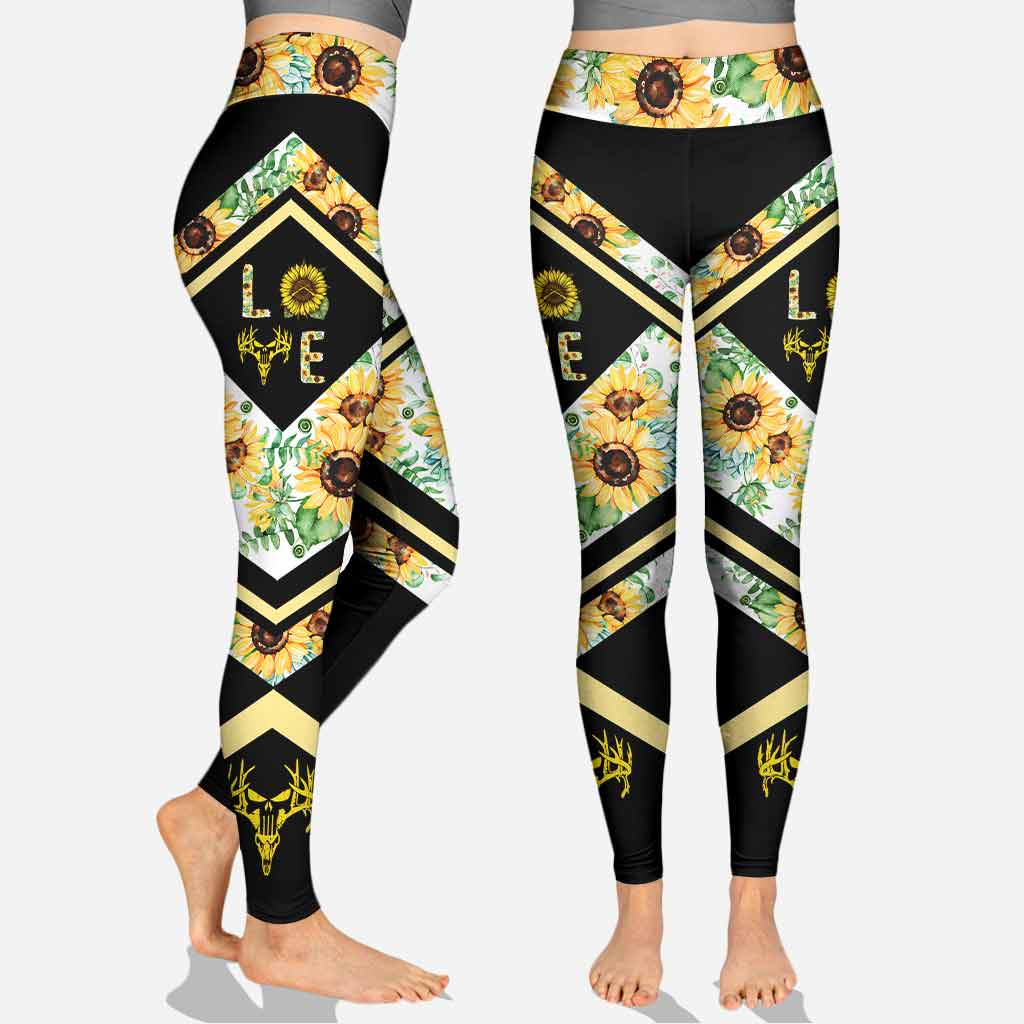 Country Girl - Personalized Hunting Cross Tank Top and Leggings