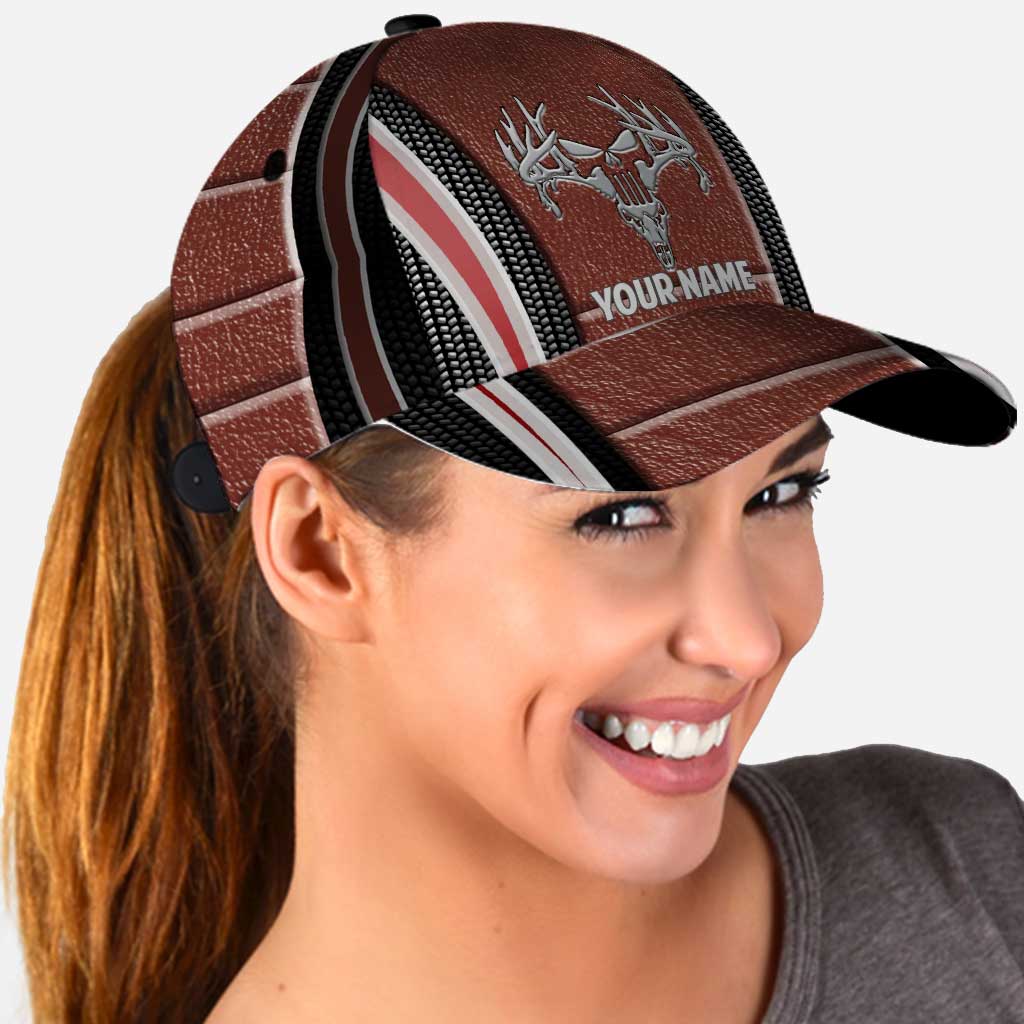 Love Hunting - Personalized Classic Cap With Metal Pattern Print