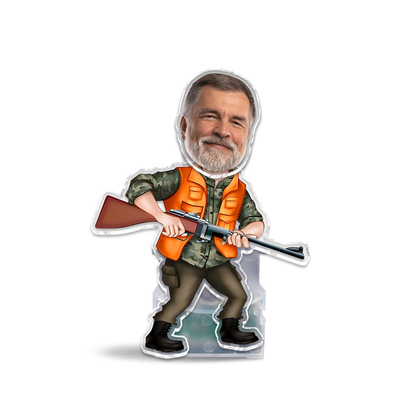 Love Hunting – Personalisierte Jagd-Schüttelkopf-Figur