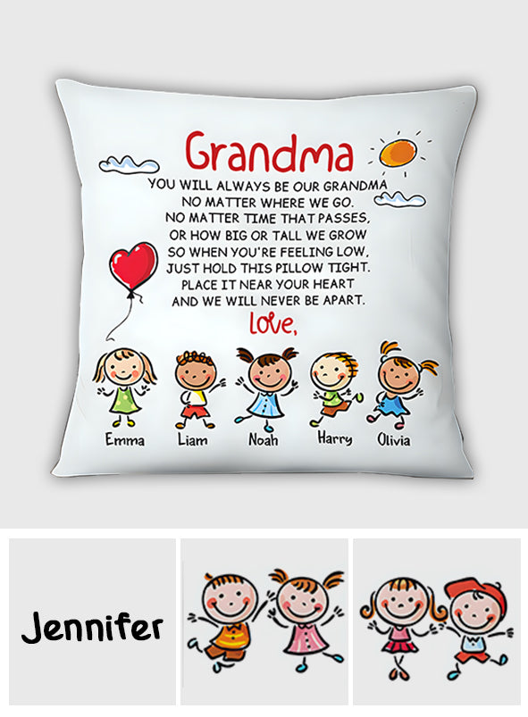 Grandma Spanish - Personalized Mother's Day Grandma Throw Pillow