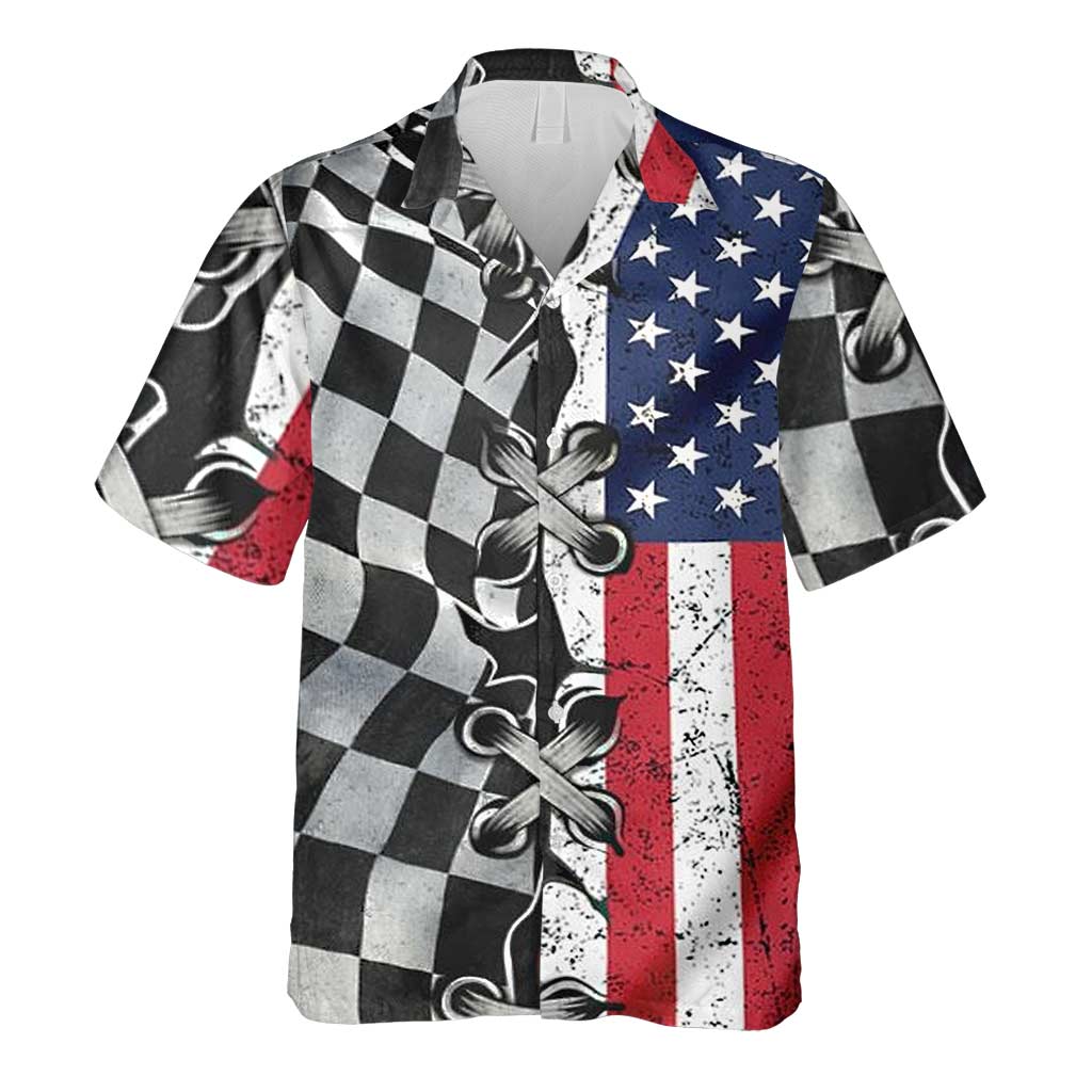 Je suis un homme simple - Chemise hawaïenne de course pour la fête de l'Indépendance