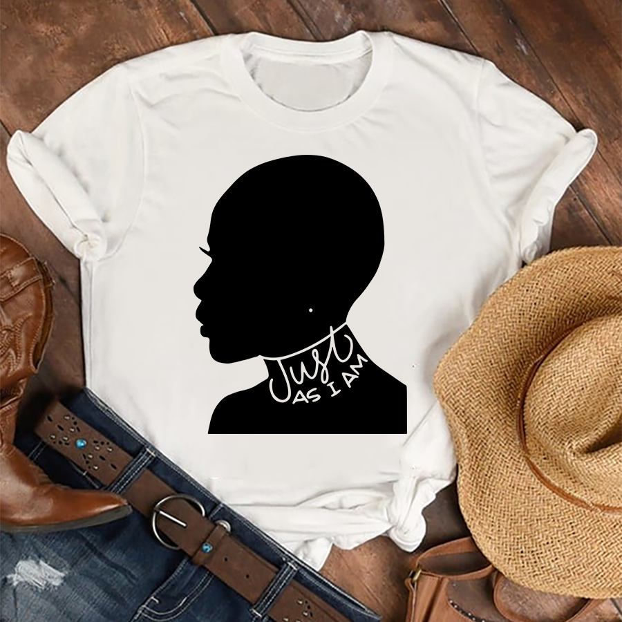 „Just As I Am“ – T-Shirt & Hoodie für Afroamerikaner 0224