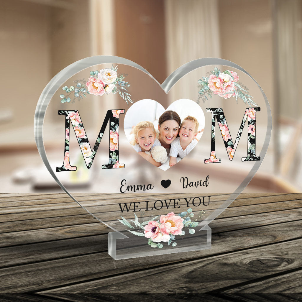 Mom - Personalized Mother's Day Mother Custom Shaped Acrylic Plaque