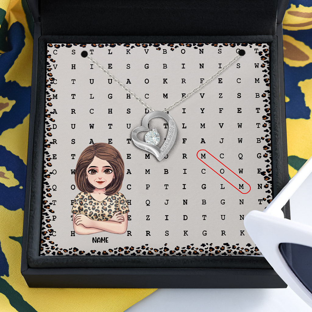 Mom Scrabble Puzzle - Personalized Mother's Day Mother Necklace