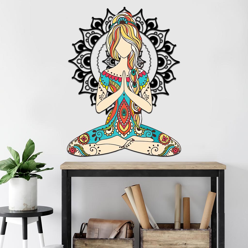Peace Love Light Cut Metal Sign