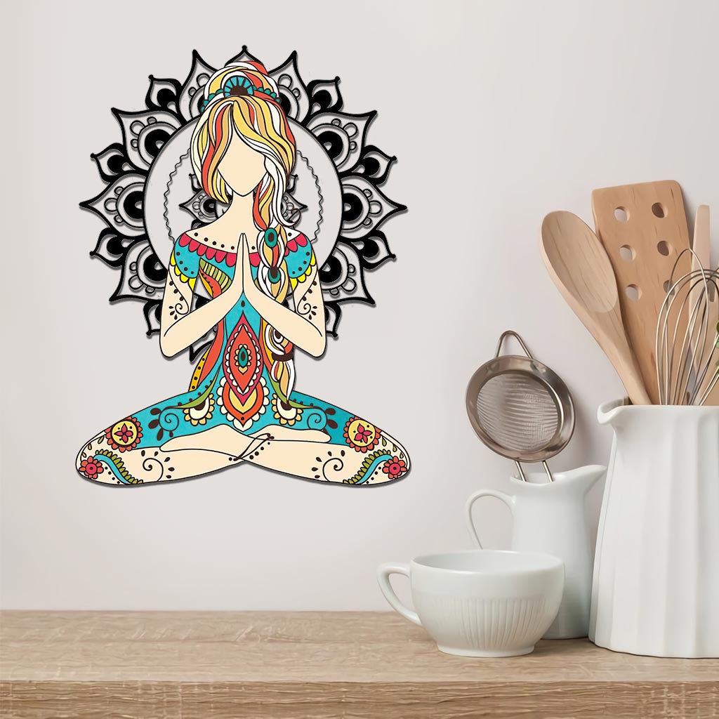 Peace Love Light Cut Metal Sign