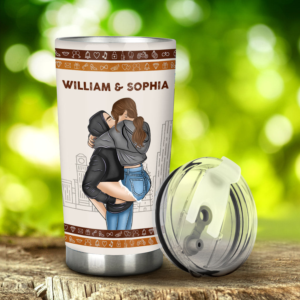 Because Two People - Personalized Couple Tumbler