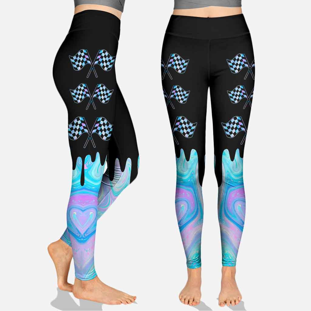 Love Racing - Racing Hollow Tank Top and Leggings