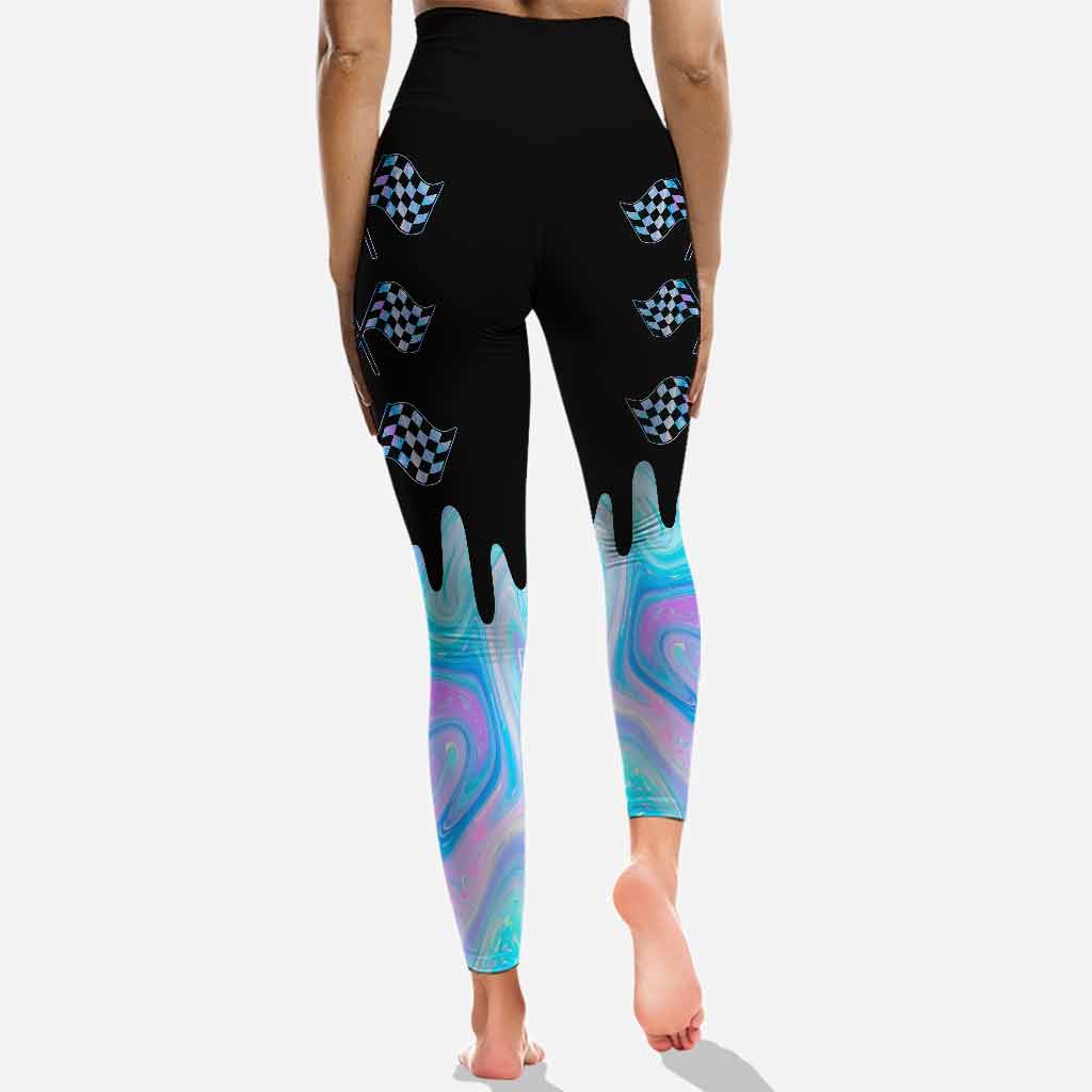 Love Racing - Racing Hollow Tank Top and Leggings
