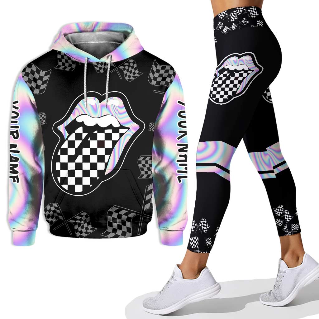 I'm Not Sugar And Spice - Personalized Racing Hoodie and Leggings