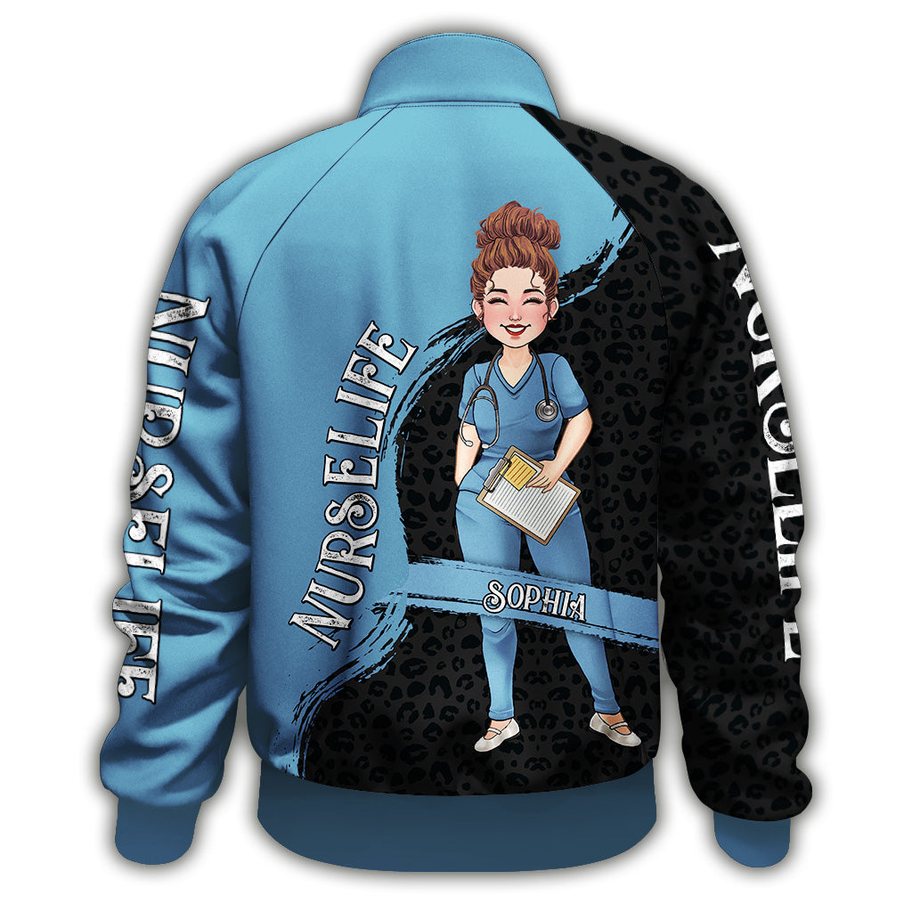 The Nurse Life - Personalized Nurse Zip Jacket