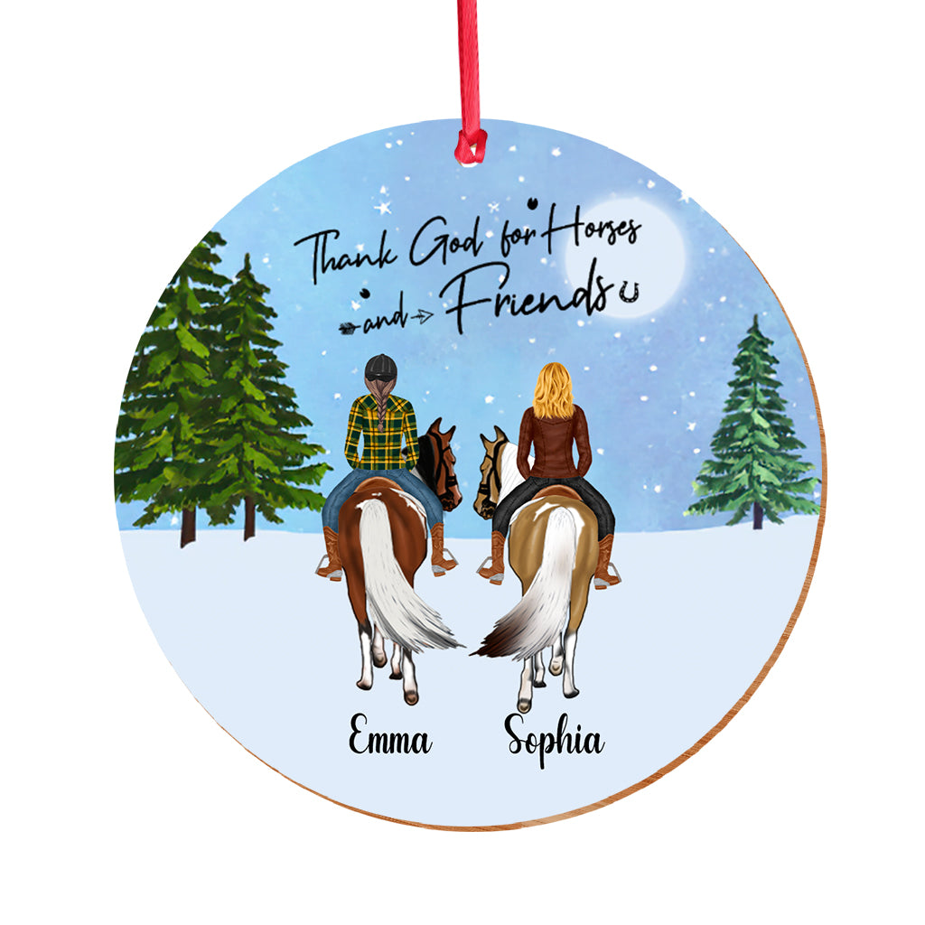 Riding Partner For Life - Personalized Horse Ornament