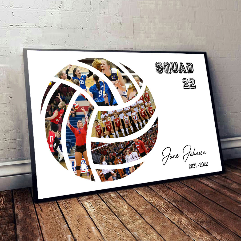 Love Volleyball - Personalized Volleyball Canvas And Poster